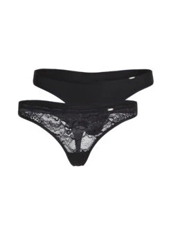 Hunkemöller Lot De 2 Strings Angie- Noir -Hunkemoller Boutique 136469 5