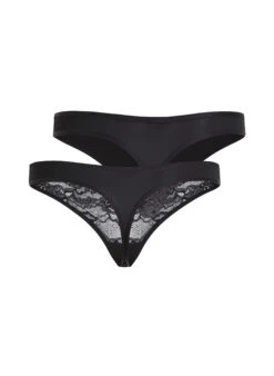 Hunkemöller Lot De 2 Strings Angie- Noir -Hunkemoller Boutique 136469 6