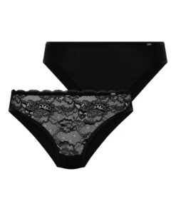 Hunkemöller Lot De 2 Slips Angie- Noir 12 Hunkemöller Lot De 2 Slips Angie- Noir -Hunkemoller Boutique 136472 5