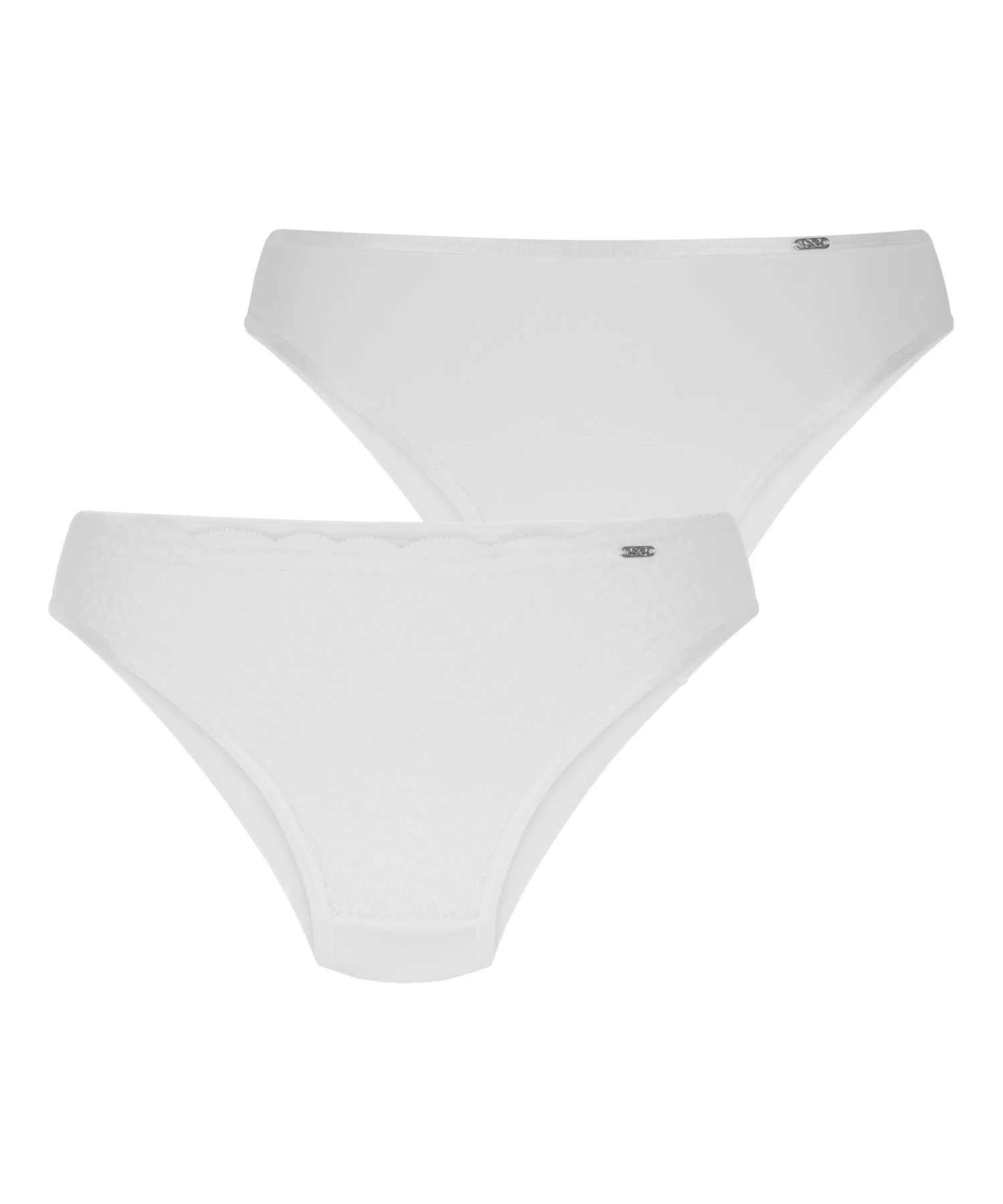 Hunkemöller Lot De 2 Slips Angie- Blanc 6 Hunkemöller Lot De 2 Slips Angie- Blanc – Image 6