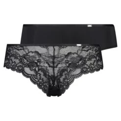 Hunkemöller Lot De 2 Slips Brésiliens Angie- Noir -Hunkemoller Boutique 136474 5