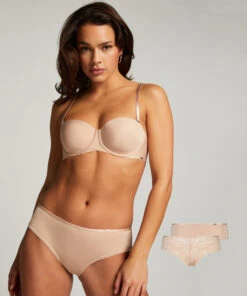 Hunkemöller Lot De 2 Slips Brésiliens Angie- Beige