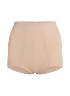Hunkemöller Culotte Taille Haute Avec Gaine Sculptante En Dentelle Scuba- Beige -Hunkemoller Boutique 161317 5
