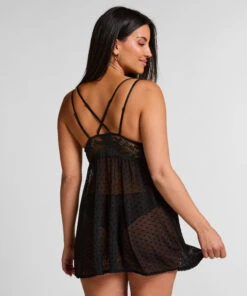 Hunkemöller Babydoll Beatriz- Noir 7 Hunkemöller Babydoll Beatriz- Noir -Hunkemoller Boutique 169282 4