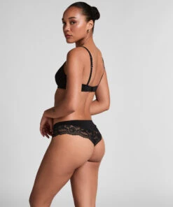 Hunkemöller Short Brésilien Valence- Noir -Hunkemoller Boutique 170151 4