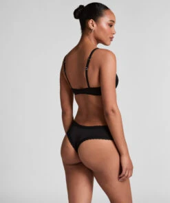 Hunkemöller Slip Brésilien En Forme De V London- Noir -Hunkemoller Boutique 170183 4