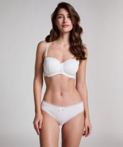 Hunkemöller Slip Brésilien En Forme De V London- Blanc