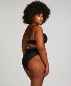 Hunkemöller Slip De Bikini Rio Scallop- Noir -Hunkemoller Boutique 191280 13