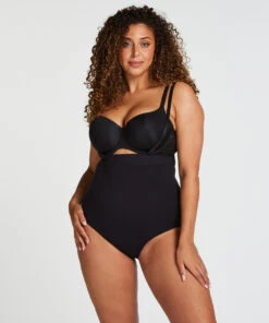 Hunkemöller Culotte Taille Haute Sans Couture- Noir -Hunkemoller Boutique 202145 12