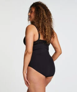 Hunkemöller Culotte Taille Haute Sans Couture- Noir -Hunkemoller Boutique 202145 13