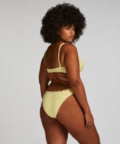 Hunkemöller Slip De Bikini Échancrés Scallop- Jaune -Hunkemoller Boutique 203030 13