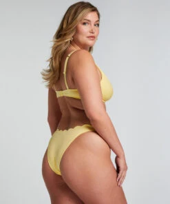 Hunkemöller Slip De Bikini Échancrés Scallop- Jaune -Hunkemoller Boutique 203030 4