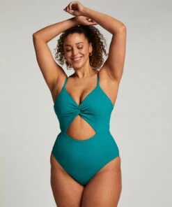 Hunkemöller Maillot De Bain Relief- Vert -Hunkemoller Boutique 204842 12