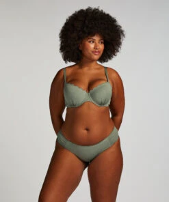 Hunkemöller Slip De Bikini Rio Scallop- Vert -Hunkemoller Boutique 204846 12