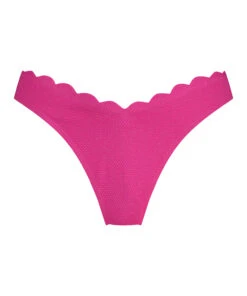 Hunkemöller Slip De Bikini Échancrés Lurex Scallop- Rose -Hunkemoller Boutique 204864 5