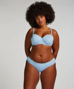 Hunkemöller Slip De Bikini Rio Scallop- Bleu 10 Hunkemöller Slip De Bikini Rio Scallop- Bleu -Hunkemoller Boutique 204891 12