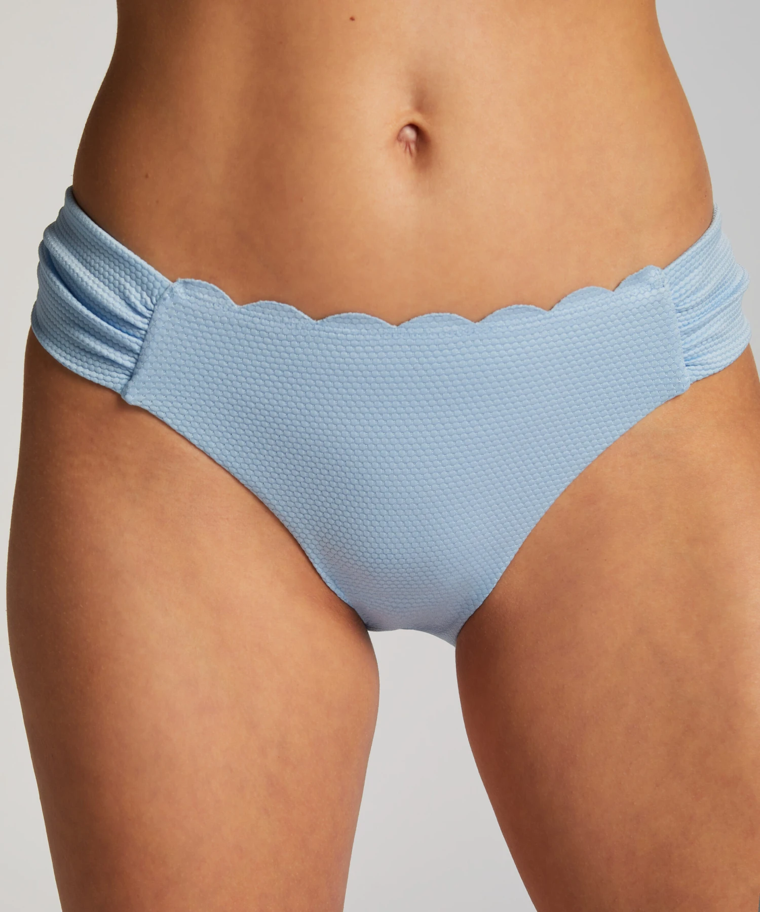 Hunkemöller Slip De Bikini Rio Scallop- Bleu 2 Hunkemöller Slip De Bikini Rio Scallop- Bleu – Image 2