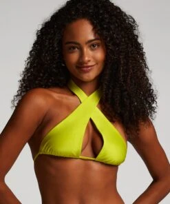 Hunkemöller Haut De Bikini Triangle Luxe Multi Way- Vert