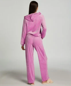 Hunkemöller Petite Pantalon De Pyjama Velours- Rose 7 Hunkemöller Petite Pantalon De Pyjama Velours- Rose -Hunkemoller Boutique 205087 4