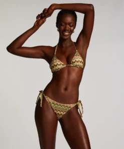 Hunkemöller Slip De Bikini Échancrés Alcapulco- Vert