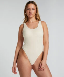 Hunkemöller Maillot De Bain Shaping Crinkle- Noir