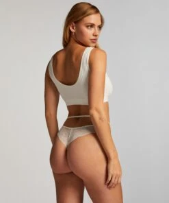 Hunkemöller Slip Mini Brésilien Joy- Blanc -Hunkemoller Boutique 206023 4