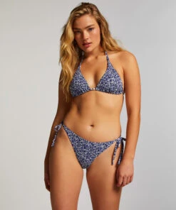 Hunkemöller Slip De Bikini Cheeky Tanga Lobos- Bleu