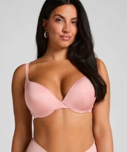 Hunkemöller Soutien-gorge à Armatures Préformé Push-up Smooth- Rose