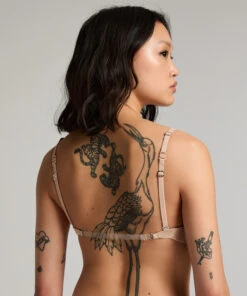 Hunkemöller Soutien-gorge à Armatures Préformé Transparent Back Multiway- Beige -Hunkemoller Boutique 206764 4