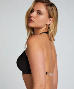 Hunkemöller Soutien-gorge à Armatures Préformé Transparent Back Multiway- Noir -Hunkemoller Boutique 206765 12