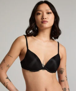 Hunkemöller Soutien-gorge à Armatures Préformé Transparent Back Multiway- Noir -Hunkemoller Boutique 206765 3
