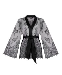 Hunkemöller Kimono Tout En Dentelle- Noir 10 Hunkemöller Kimono Tout En Dentelle- Noir -Hunkemoller Boutique 207211 5