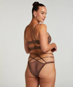 Hunkemöller Slip Brésilien Janine- Marron -Hunkemoller Boutique 300116 13