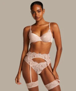 Hunkemöller Porte-jarretelles Chalice- Rose