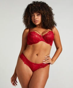 Hunkemöller Slip Brésilien Charlotta- Rouge
