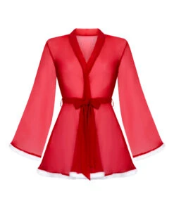 Hunkemöller Kimono Mesh Santa- Rouge -Hunkemoller Boutique 300629 5