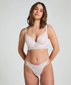 Hunkemöller Soutien-gorge à Armatures Préformé Longline Lauren- Blanc -Hunkemoller Boutique 300903 3