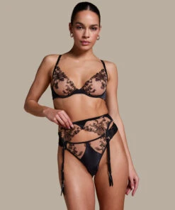 Hunkemöller Porte-jarretelles Anouk- Noir