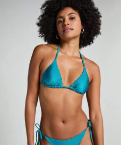 Hunkemöller Haut De Bikini Triangle Aqua- Vert