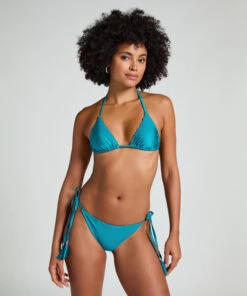 Hunkemöller Haut De Bikini Triangle Aqua- Vert -Hunkemoller Boutique 301246 3