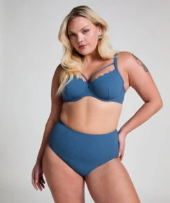 Hunkemöller Haut De Bikini Préformé à Armatures Scallop- Bleu 12 Hunkemöller Haut De Bikini Préformé à Armatures Scallop- Bleu -Hunkemoller Boutique 301276 12