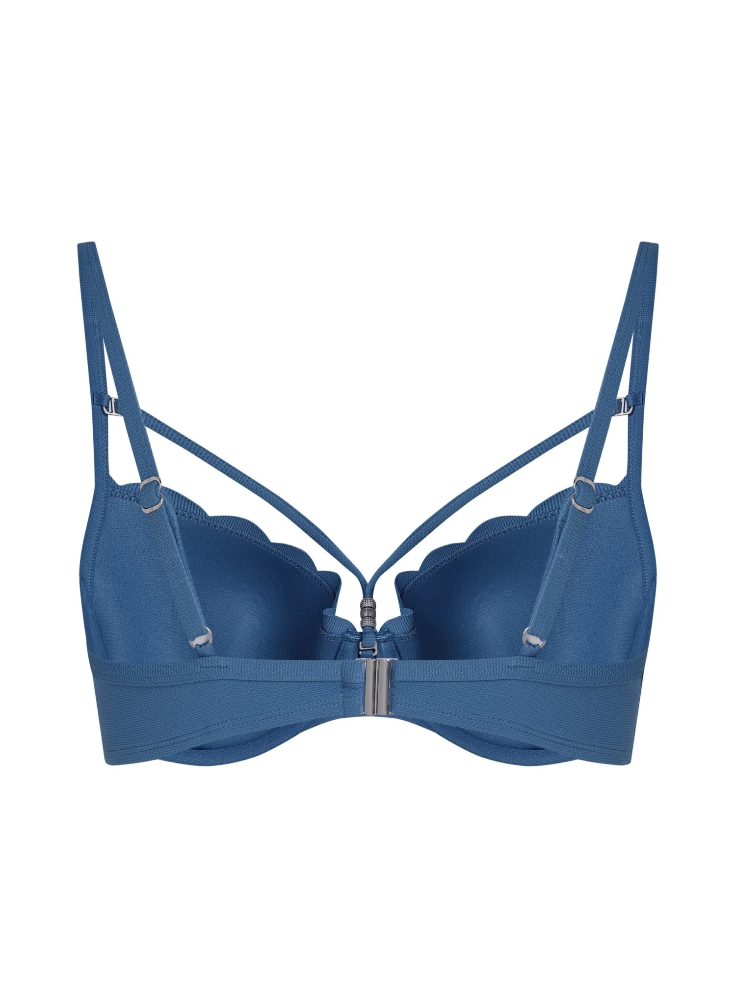 Hunkemöller Haut De Bikini Préformé à Armatures Scallop- Bleu 8 Hunkemöller Haut De Bikini Préformé à Armatures Scallop- Bleu – Image 8