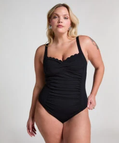 Hunkemöller Maillot De Bain Shaping Scallop- Noir -Hunkemoller Boutique 301278 12