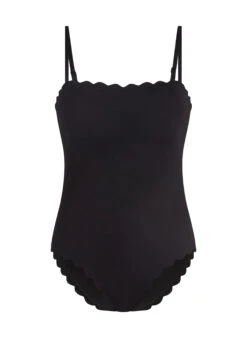 Hunkemöller Maillot De Bain Bandeau Scallop- Noir -Hunkemoller Boutique 301279 5