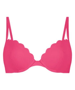 Hunkemöller Haut De Bikini Préformé à Armatures Scallop- Rose -Hunkemoller Boutique 301323 5