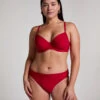 Hunkemöller Bas De Bikini Luna Rio- Rouge