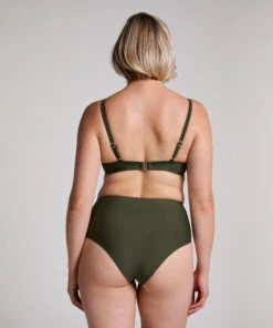 Hunkemöller Bas De Bikini Taille Haute Cheeky Shaping Luna- Vert -Hunkemoller Boutique 301367 13