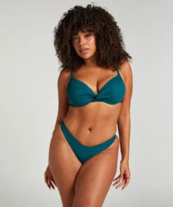Hunkemöller Slip De Bikini Échancrés Eclipse- Vert