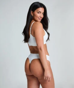 Hunkemöller String échancré Dianne- Blanc -Hunkemoller Boutique 301408 4