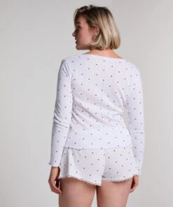 Hunkemöller Short De Pyjama Pointelle- Blanc 11 Hunkemöller Short De Pyjama Pointelle- Blanc -Hunkemoller Boutique 301462 13